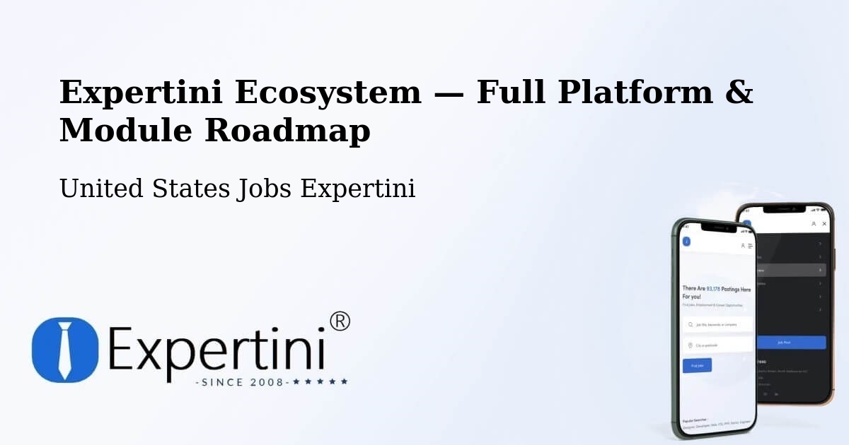 Expertini Ecosystem — Full Platform & Module Roadmap – Clover